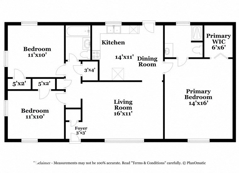 a floor plan of a house with a bedroom and a living room