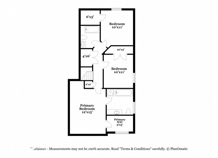 this floor plan is an approximation of a 1125 sq ft floor plan