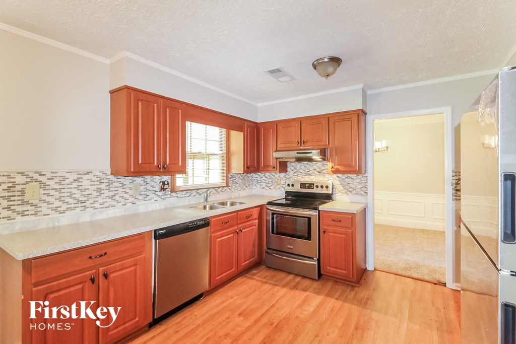 the kitchen is clean and ready for us to use