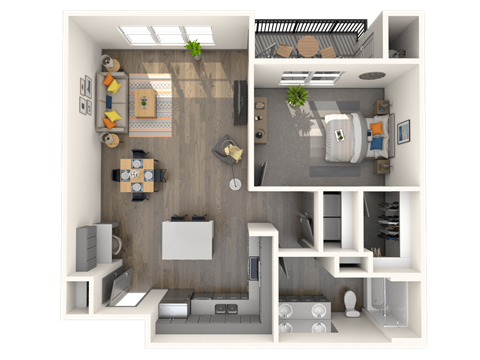 1 bedroom