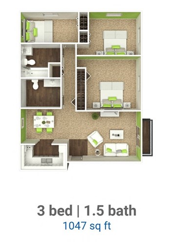 5515 Hunt Club Lane 1-3 Beds Apartment for Rent - Photo Gallery 5