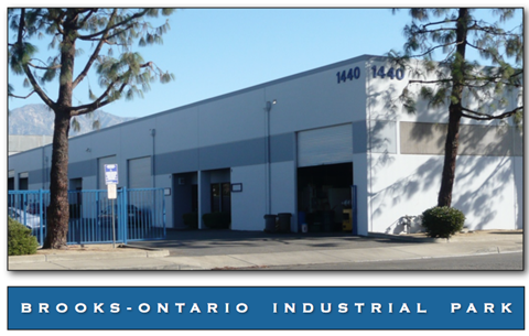 A large building with the number 1440 on it is the Brooks-Ontario Industrial Park.