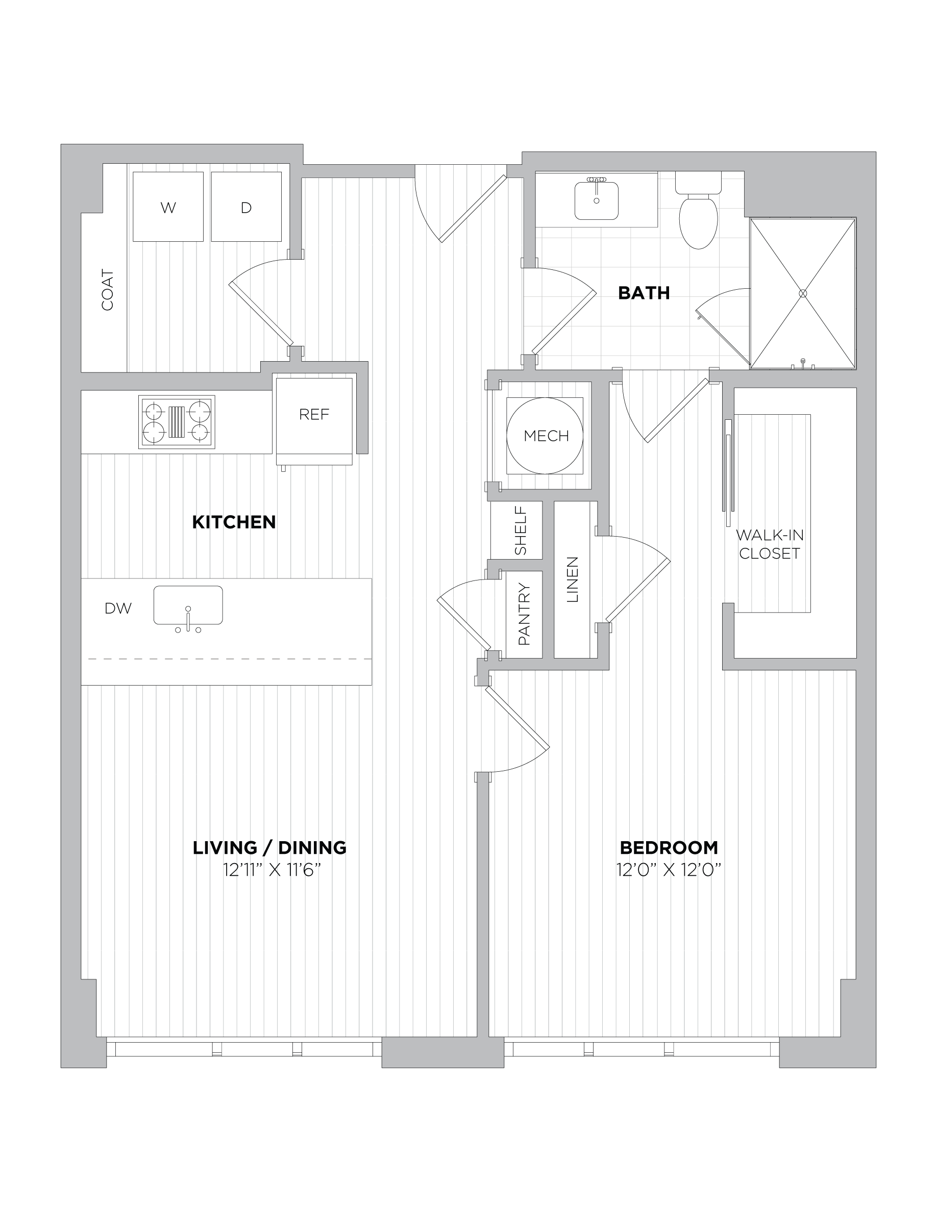 1 Bed/1 Bath-1B.3