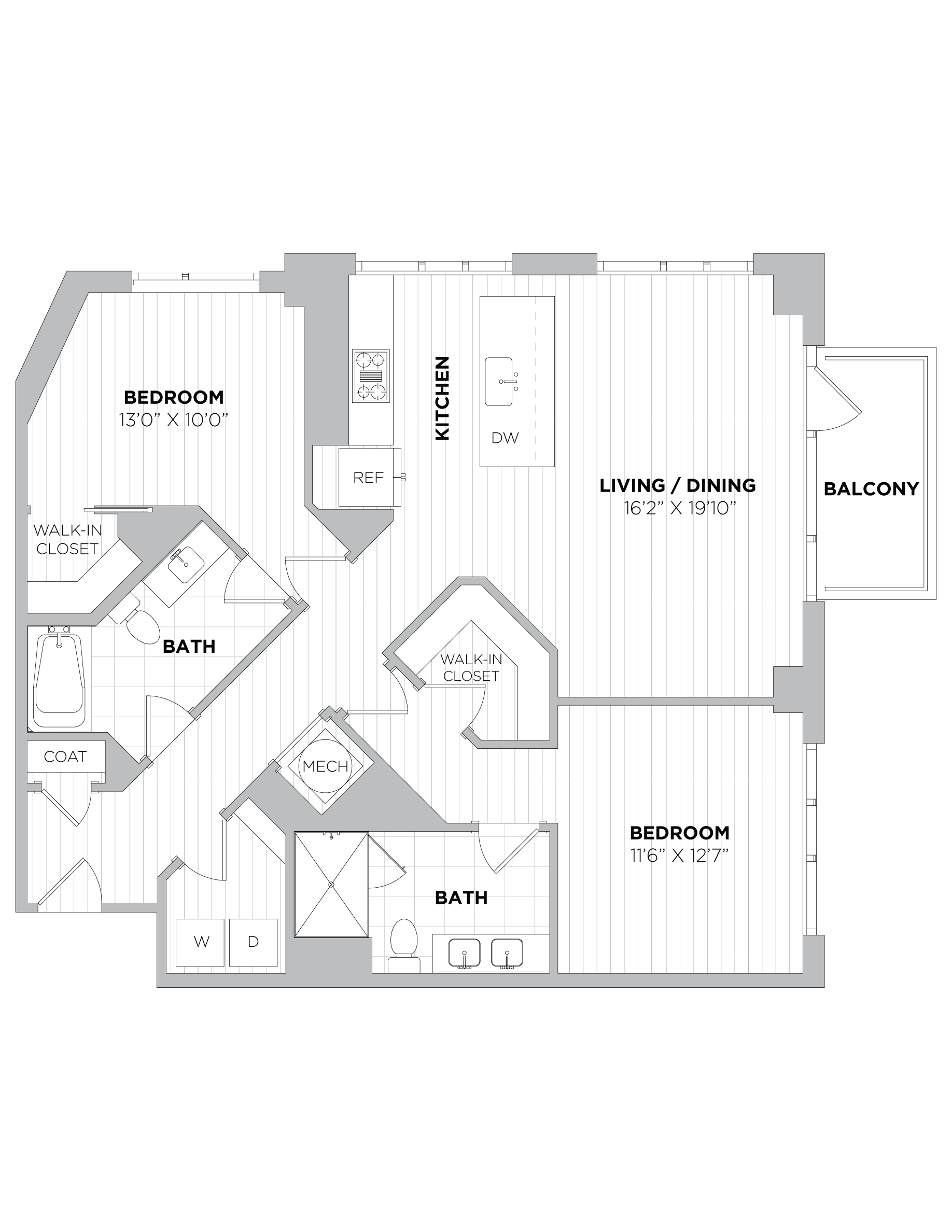 2 Bed/2 Bath-2B.1