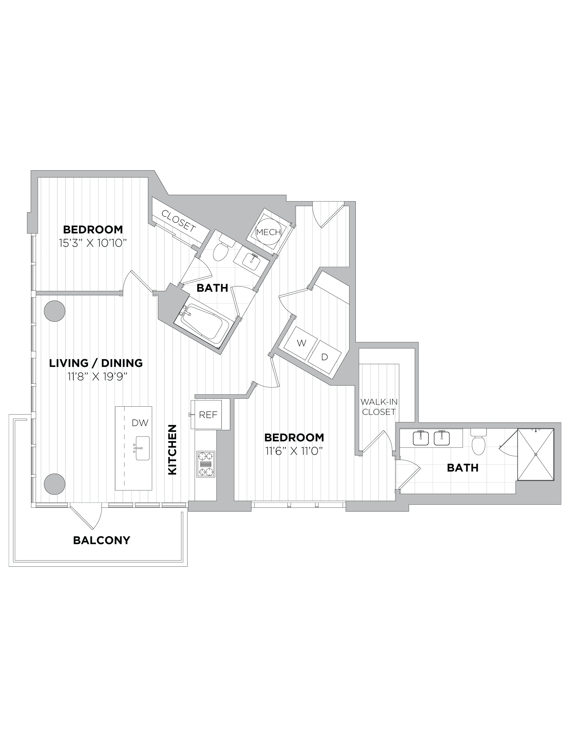 2 Bed/2 Bath-2C.1
