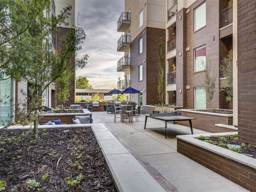 outdoor lounge areas