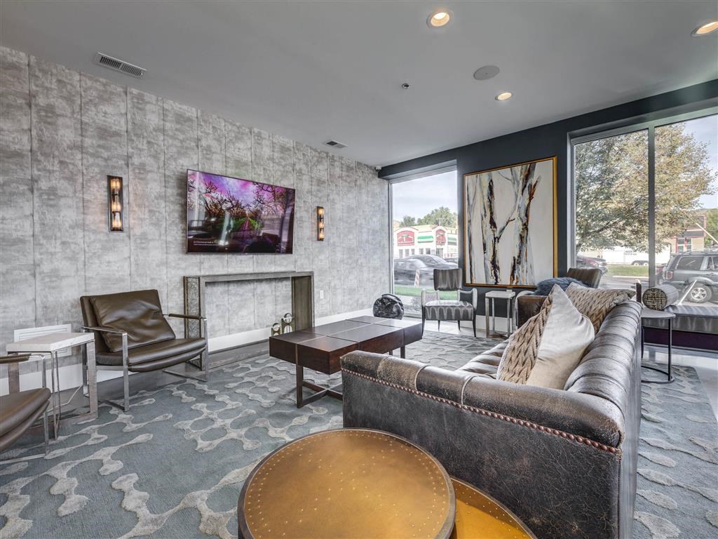 clubhouse lounge area