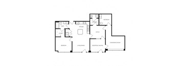 2 Bed - 2 Bath - Office