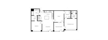 2 Bed - 2 Bath - Office