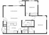 Two bedroom One bathroom