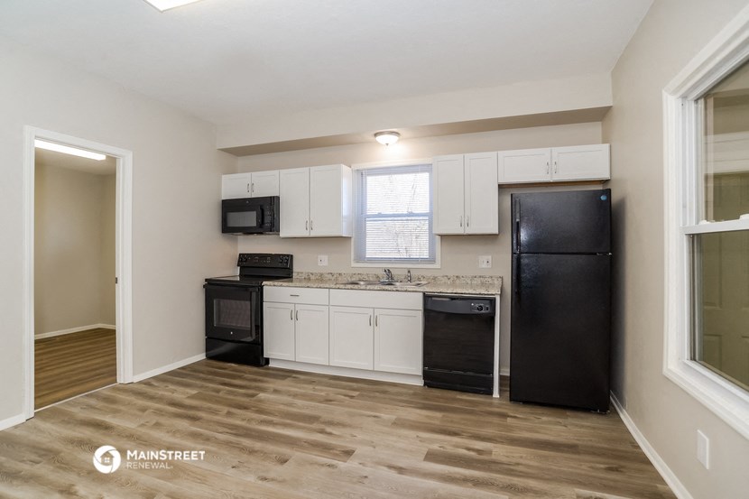 the kitchen of our studio apartment at