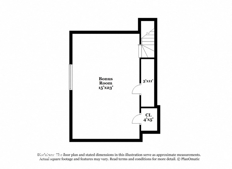 a floor plan of a house with a bedroom and a living room