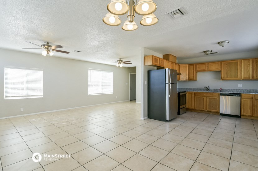 the kitchen is clean and ready for us to use