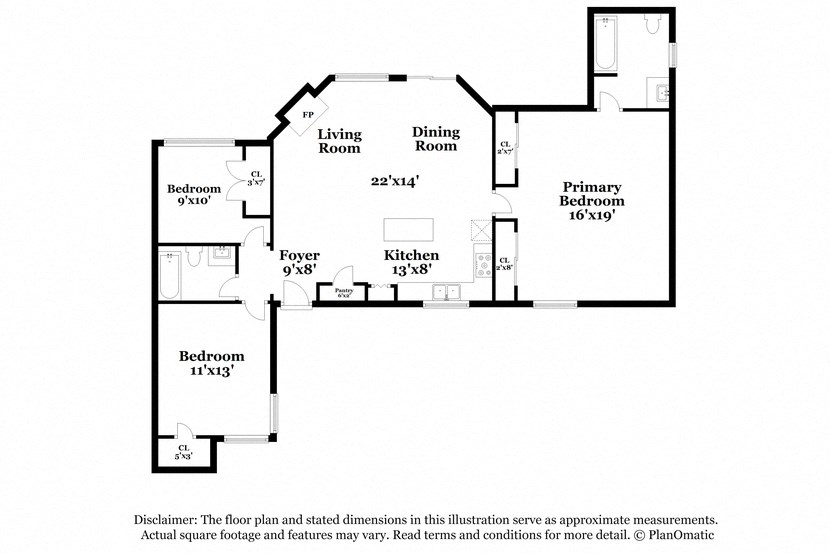the schematic diagram of the house showing the floor plan