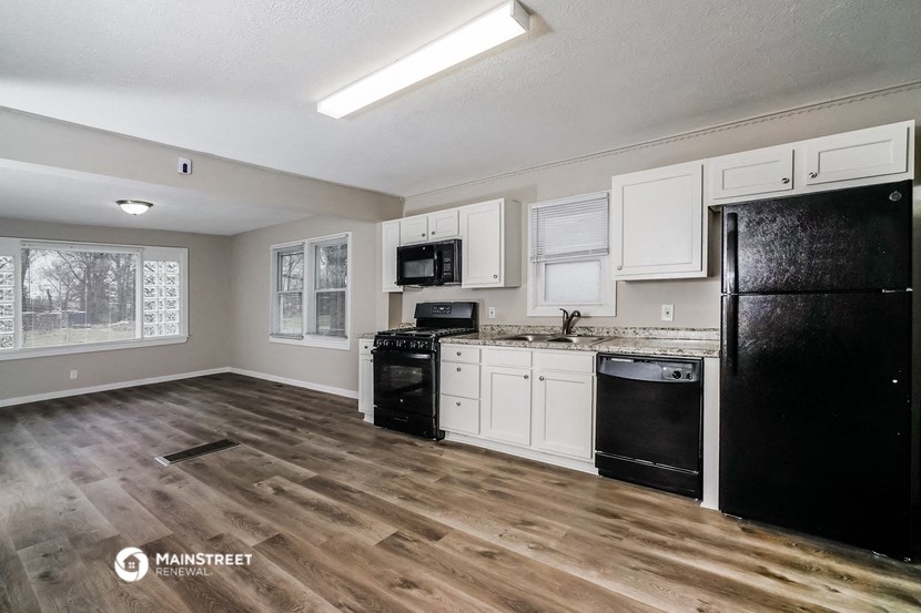 the kitchen of our studio apartment at