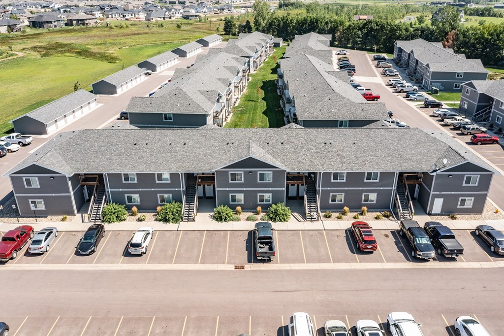 birds eye exterior view