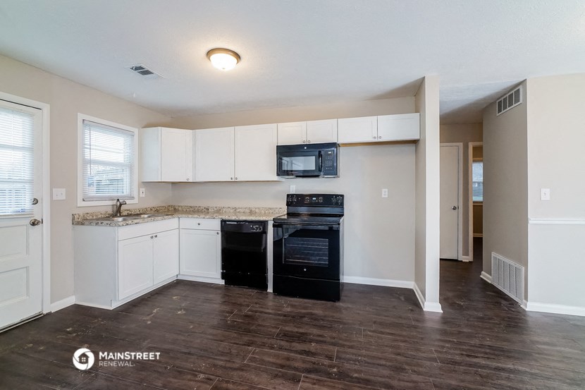 the kitchen is clean and ready for us to use