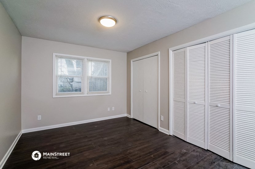 the spacious living room of our two bedroom apartment at university heights affordable housing