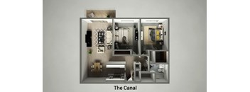 The Canal (2Bed/1Bath) Standard