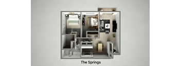 The Springs (2Bed/1Bath) Deluxe
