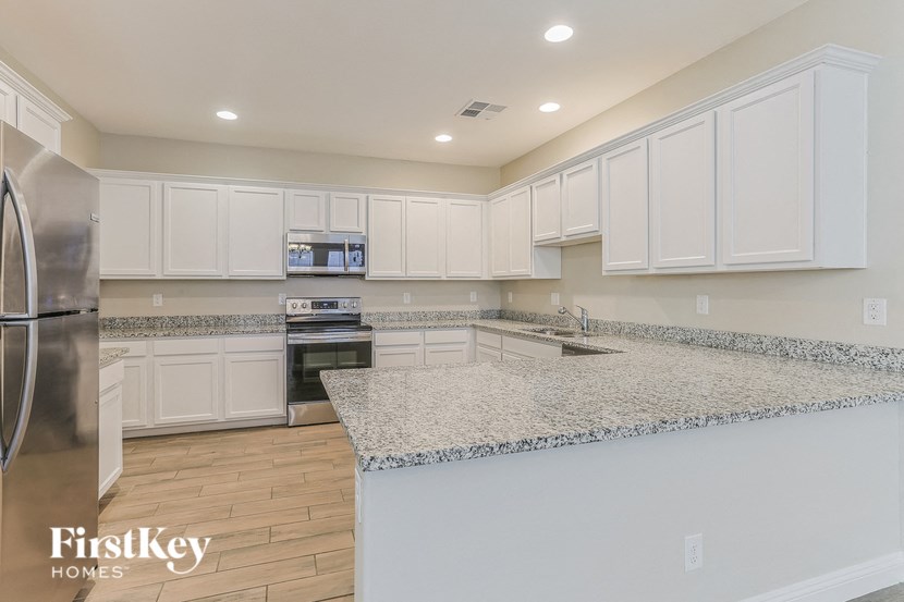 the kitchen is clean and ready for us to use