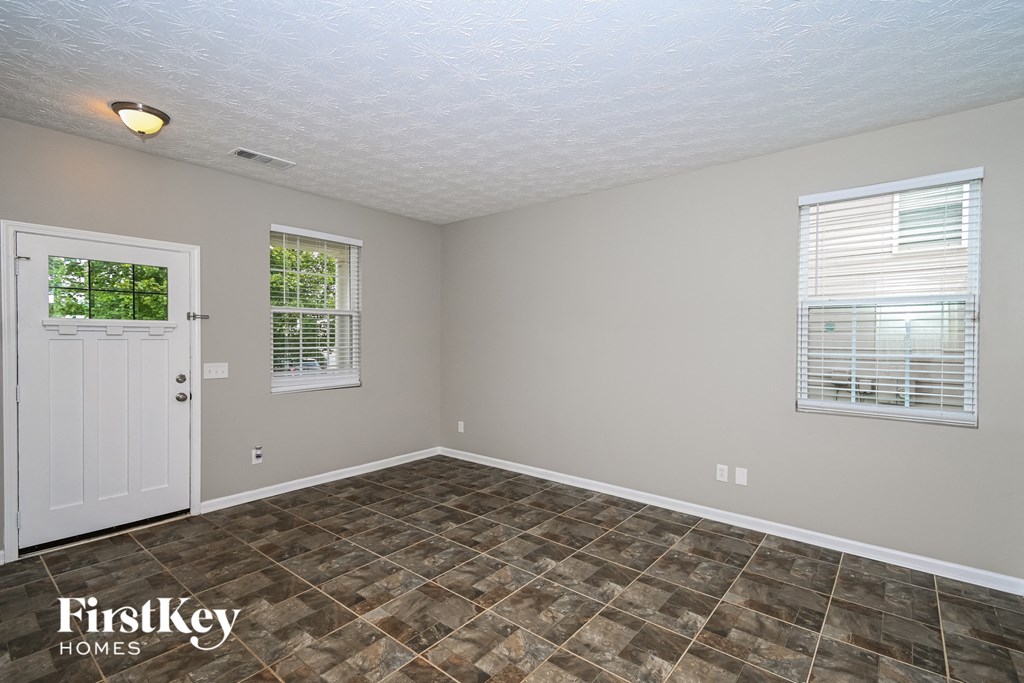 the living room is clean and ready to use