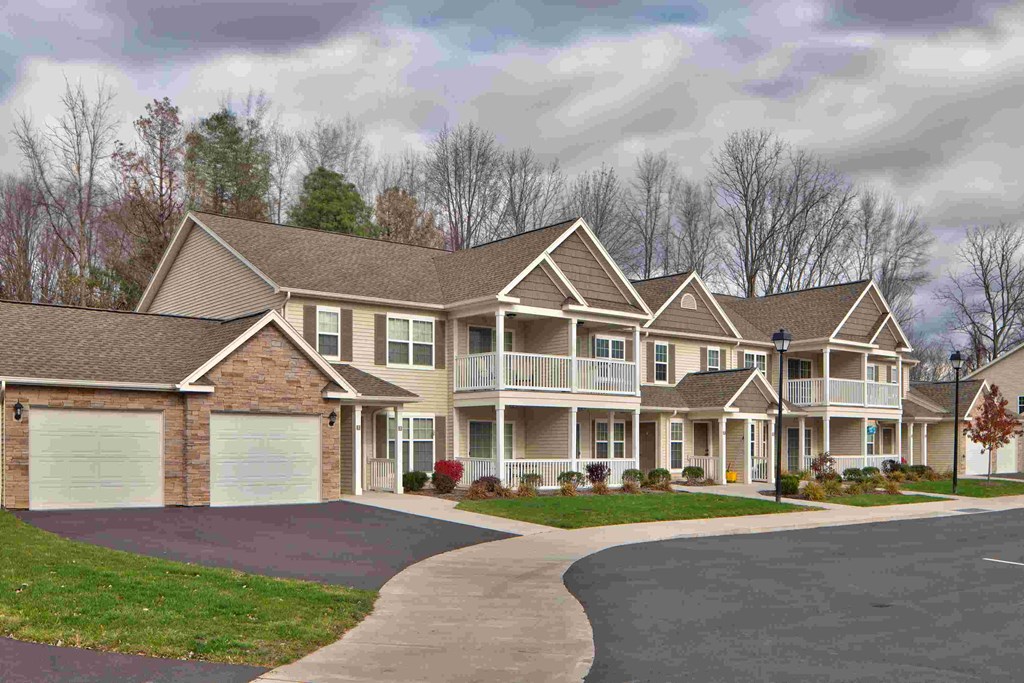 a house with a garage and a driveway