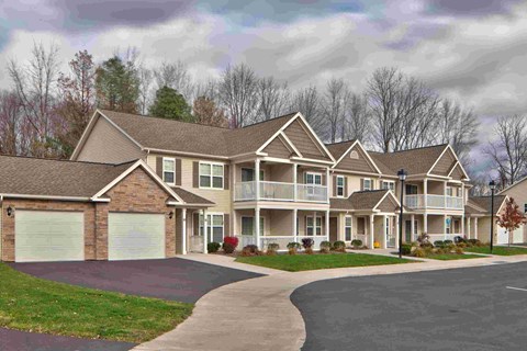 a house with a garage and a driveway