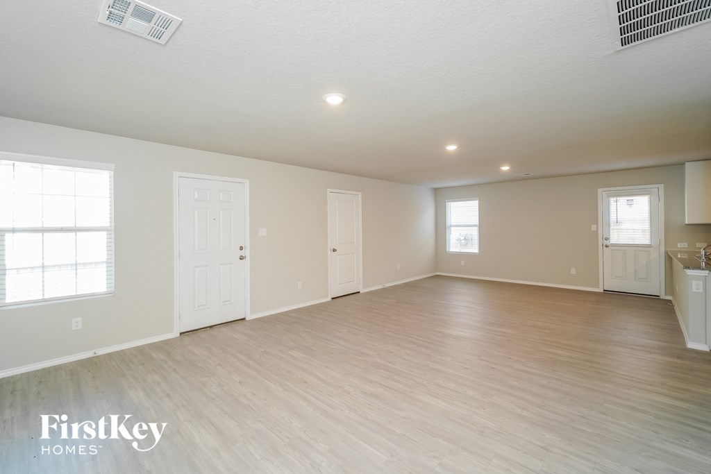 the living room is spacious and ready for you to use