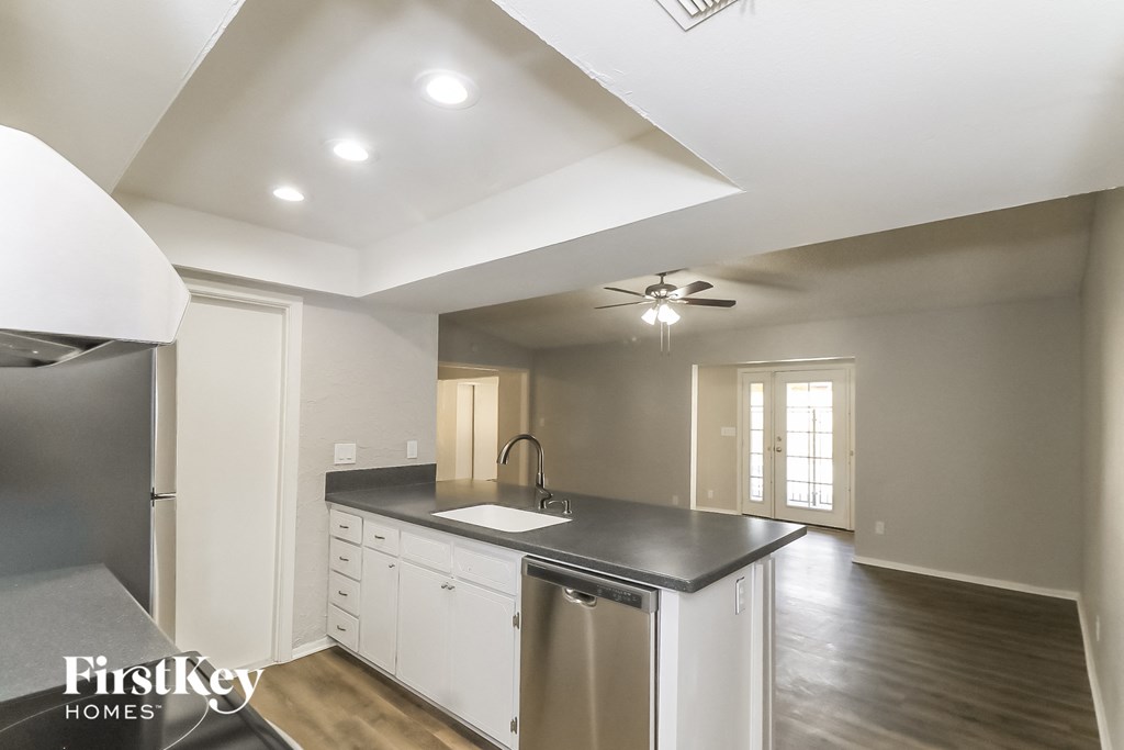 the kitchen is clean and ready for us to use