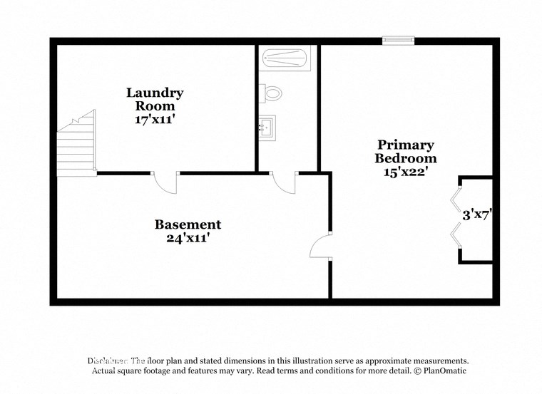 this floor plan is an approximation of a floor plan for an open floor plan