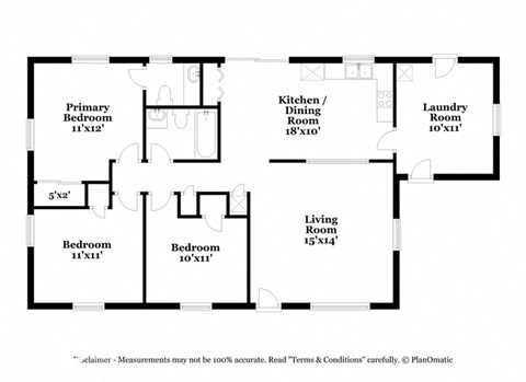 a floor plan of a house with a bedroom and a living room
