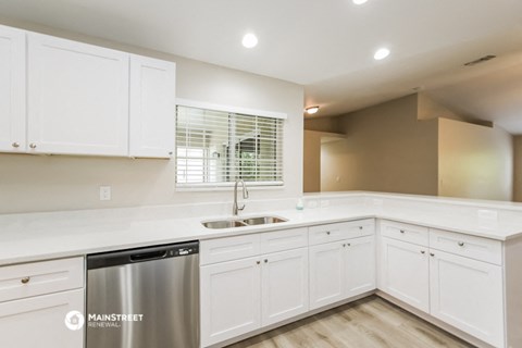 the kitchen is clean and ready for us to use