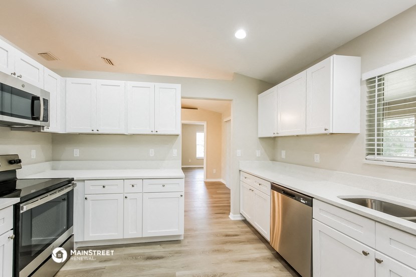 the kitchen is clean and ready for us to use