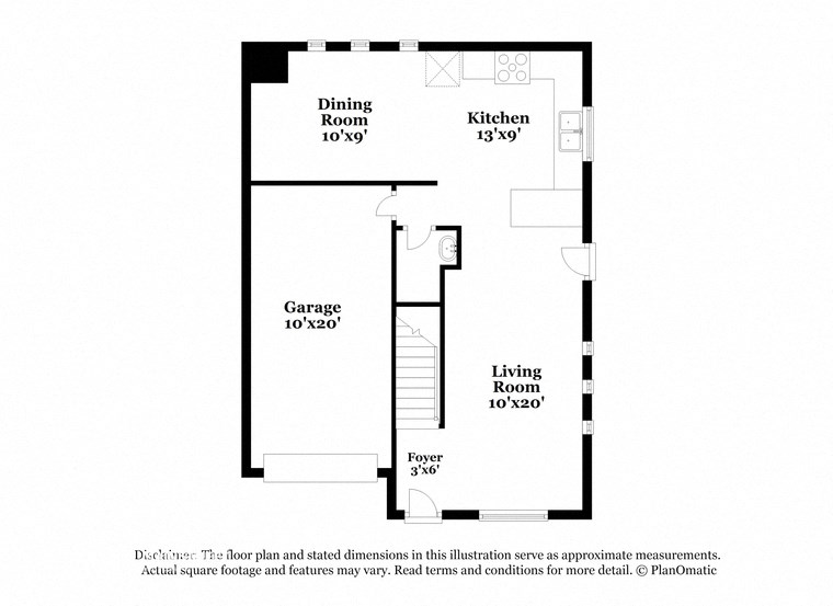this is the floor plan for a 107 sq ft floor plan