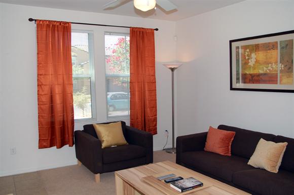 Furnished living room-Matthew Henson IV Apartments, Phoenix, AZ