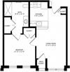 1 Bedroom 1 Bath 2D Floorplan Style A3 1 Bedroom 1 Bath 2D Floorplan Style A3-Legacy Apartments, Pittsburgh, PA 15219