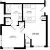 1 Bedroom 1 Bath 2D Floorplan Style B3 1 Bedroom 1 Bath 2D Floorplan Style B3-Legacy Apartments, Pittsburgh, PA 15219
