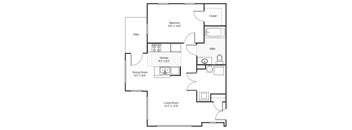 1 Bedroom Garden