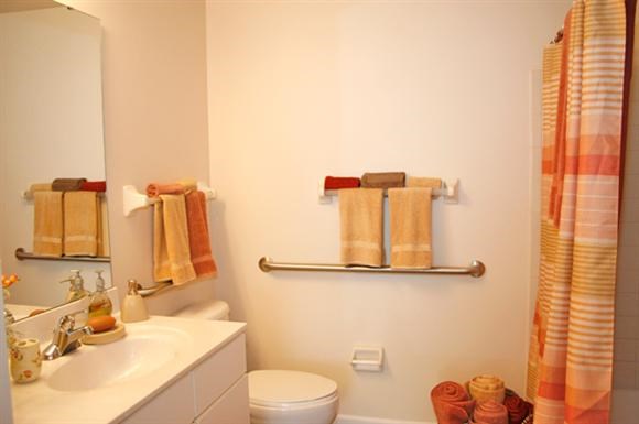 a bathroom with a toilet and a sink and a mirror