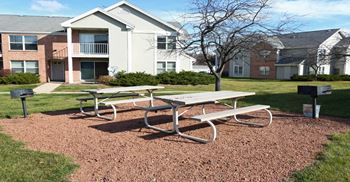 Courtyard with BBQ and Picnic Area