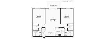 Cypress Extended Patio/Courtside