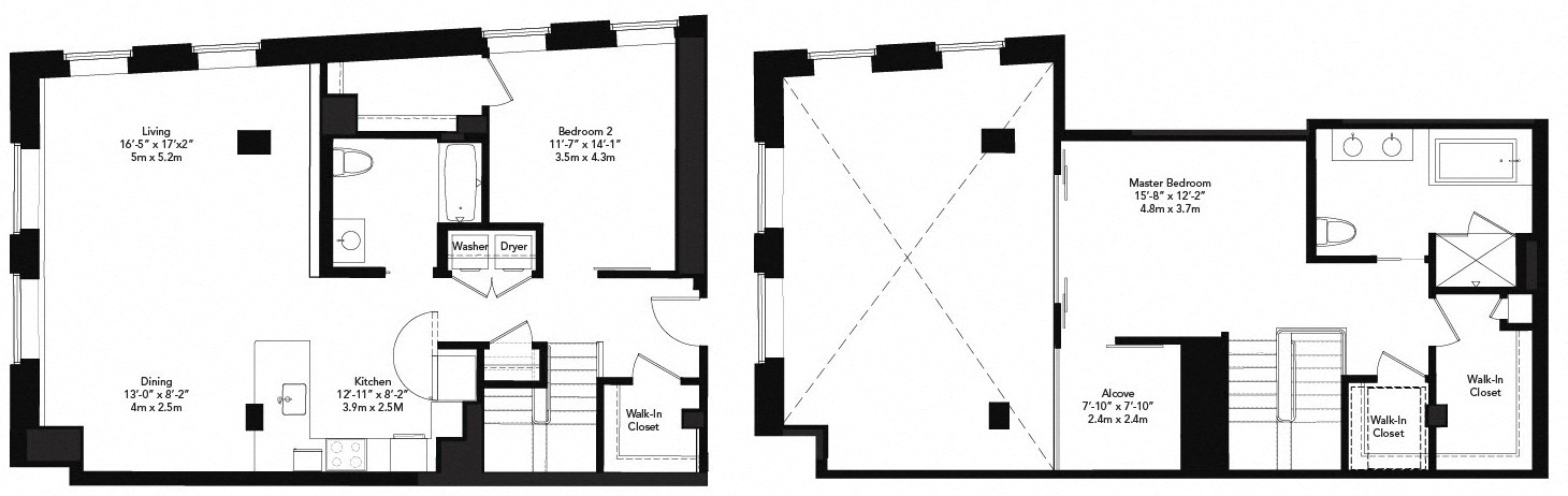 2 Bed/2 Bath HC-b20f