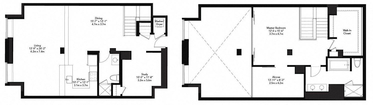 1 Bed/2 Bath-a20h
