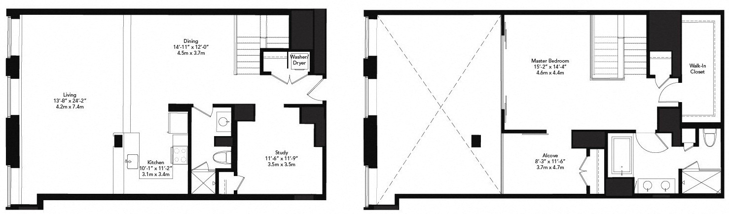 1 Bed/2 Bath-a20i