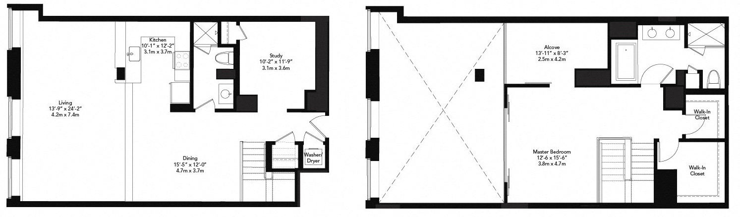 1 Bed/2 Bath-a20k