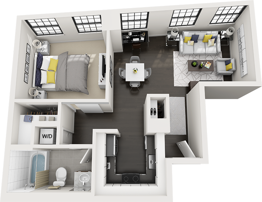 1 Bed/1 Bath-a10a