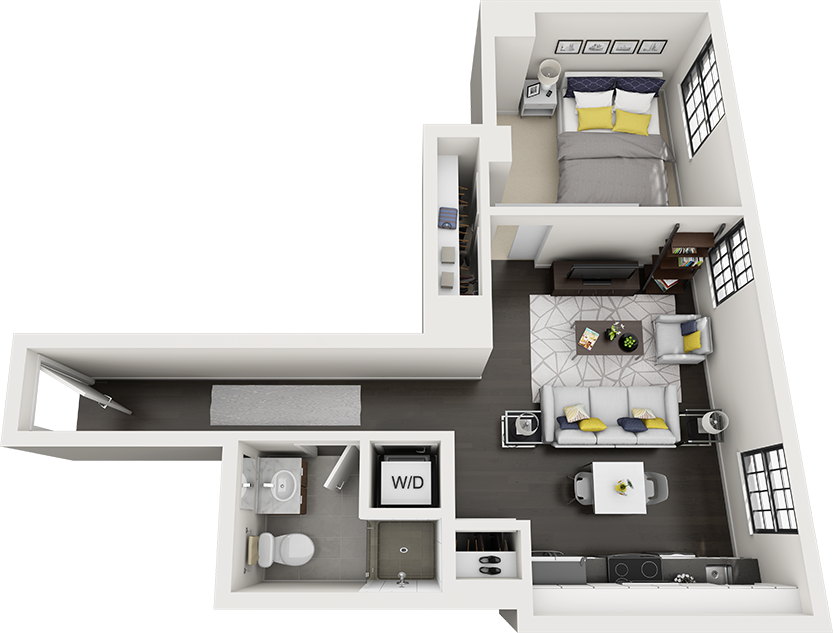 1 Bed/1 Bath-e10i