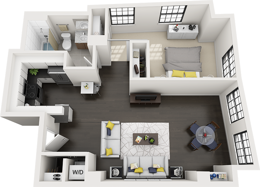 1 Bed/1 Bath-a10eg