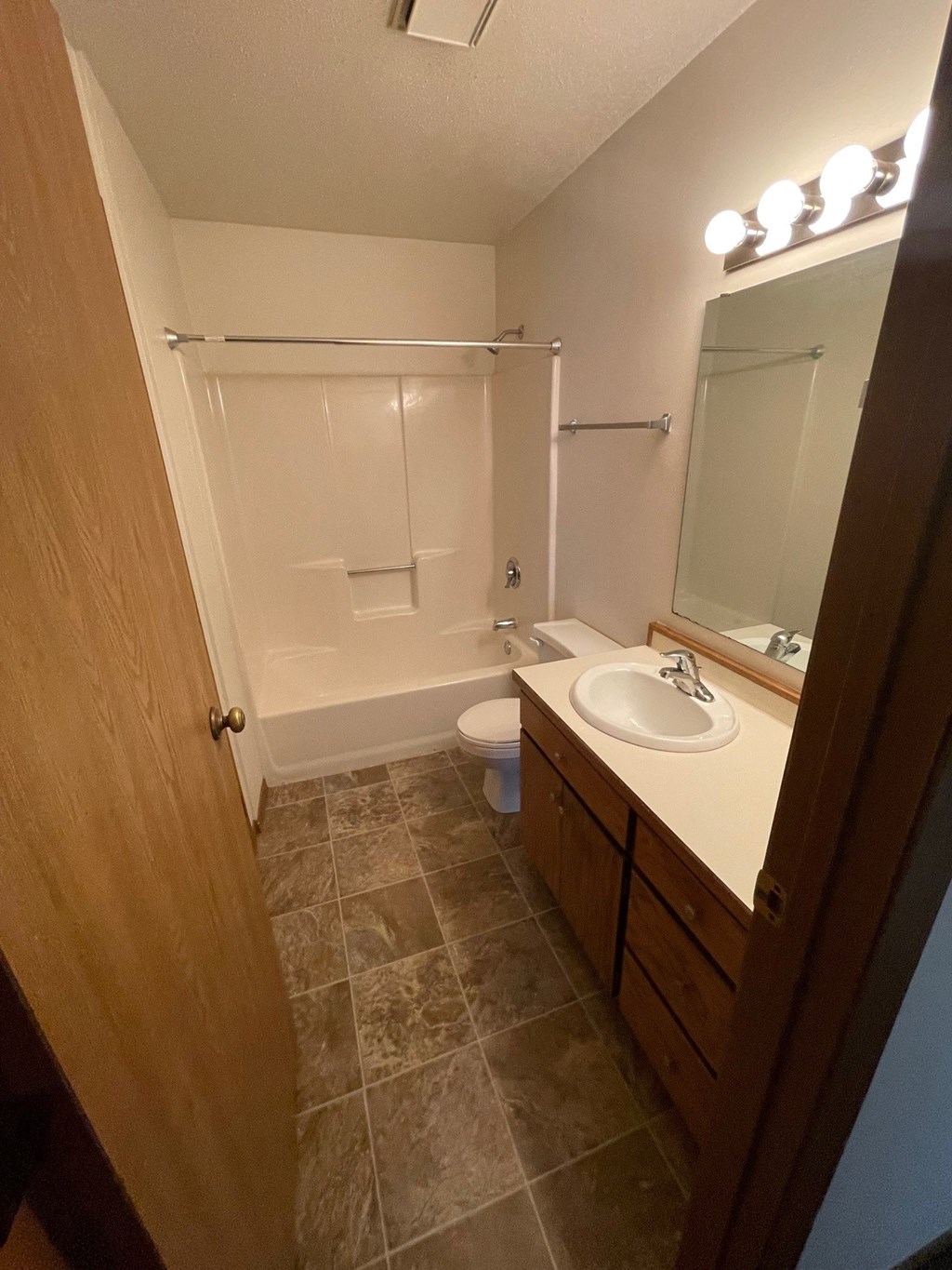 a small bathroom with a sink and a toilet